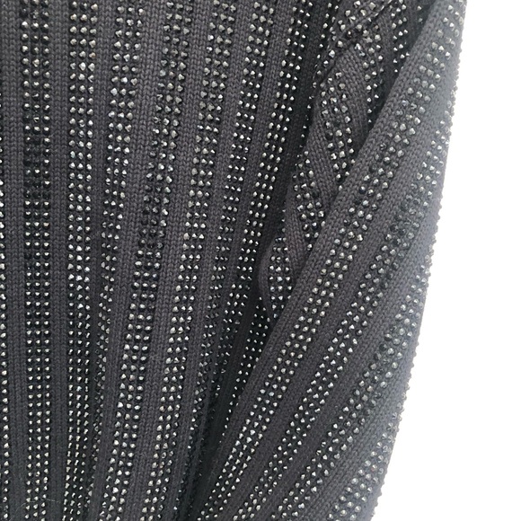 $575 RtA distressed crystal embellished sweater - Picture 9 of 12